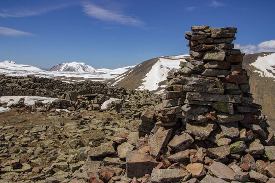 Bronze Age megalithic fortress ruins Shaori in Georgia
