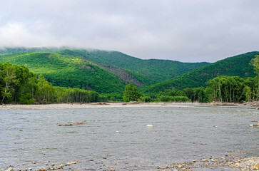 river in the mountains