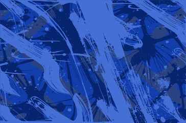 Blue grunge background abstract vector