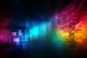 3D rendering abstract colorful geometric background banner or wallpaper, visual elements