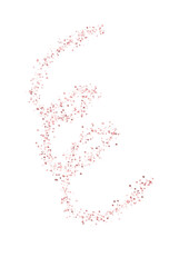 decorative glitter sparkle isolated