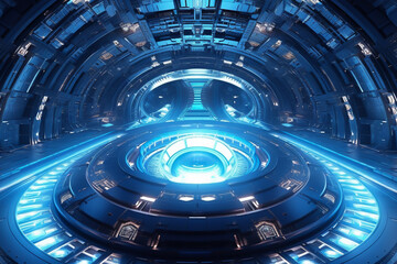 Obraz premium 3D render abstract colorful background banner or wallpaper, graphic geometry elements