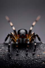 Fototapeta premium Spider animal wildlife macro . generative ai