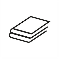 book icon vector logo template