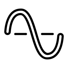 sinus line icon