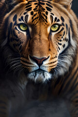 African leopard wildlife , animal face , felina motivation. Generative ai