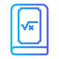 book gradient icon