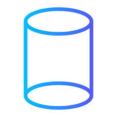 cylinder gradient icon