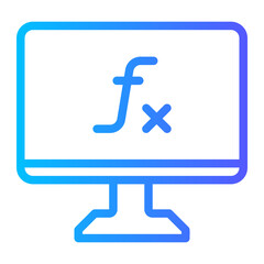 computer gradient icon