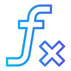 function gradient icon