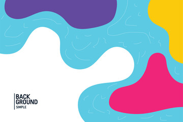 Colorful abstract background. Wave banner template vector illustration.