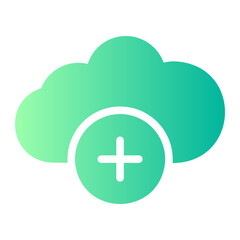 cloud gradient icon