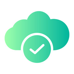 cloud gradient icon