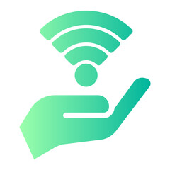 wifi gradient icon