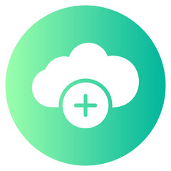 cloud gradient icon