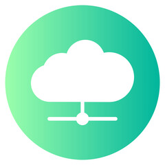 wireless network gradient icon