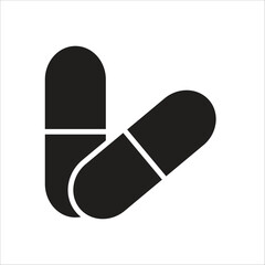 capsul vector icon logo template