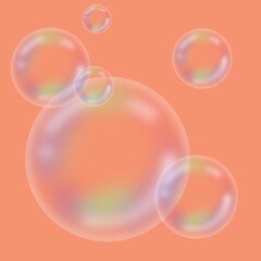 soap bubbles background