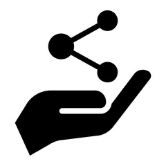 connection glyph icon