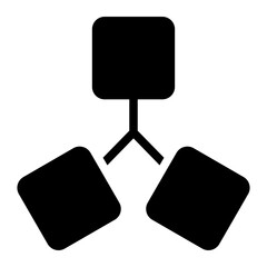 hierarchy glyph icon