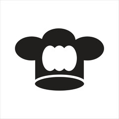 chef hat vector icon logo template
