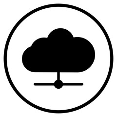 wireless network glyph icon