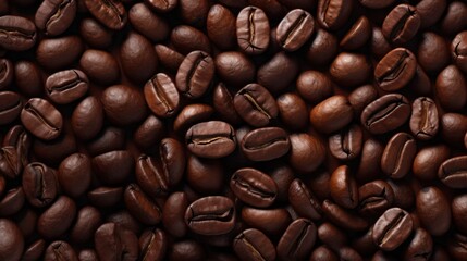 Obraz premium Coffee beans background. Generative AI.