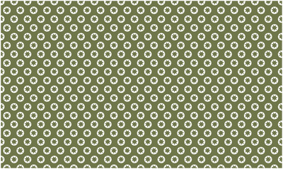 Vintage classic retro seamless starry green vector pattern