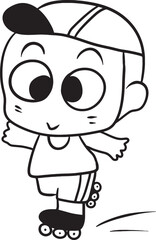 cartoon doodle kawaii anime coloring page cute illustration drawing character chibi manga comic