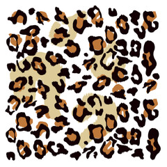 Big cat fur pattern. Decorative tiger pattern seamless vector illustration. Elegant and stylish background for fabric clothes.	