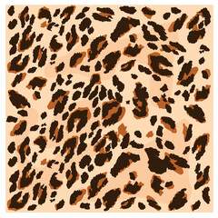 Big cat fur pattern. Decorative tiger pattern seamless vector illustration. Elegant and stylish background for fabric clothes.	