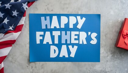 happy father's day greeting card design 