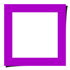 Purple square frame