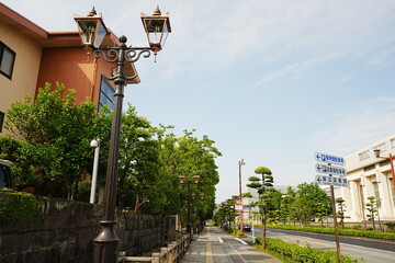 Fototapeta na wymiar City View in Kagoshima, Japan - 日本 鹿児島 磯街道 街並み