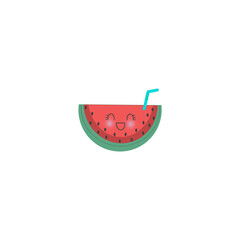 watermelon on a white background
