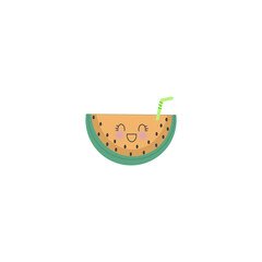 illustration of a watermelon 