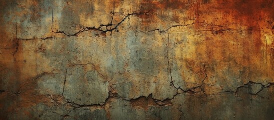 Abstract old wooden wall background Created with generative Ai technology