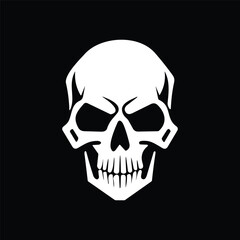 skull head vector illustration