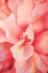 depictions of flowers and natural forms. AI generative
