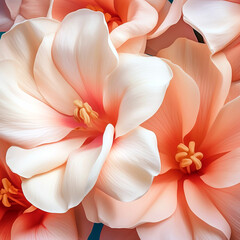 the delicate petals and organic shapes
