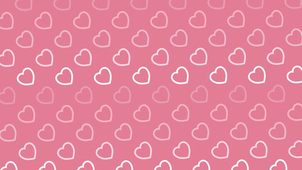 cute little heart background decoration