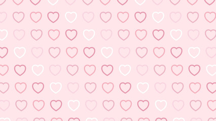 cute little heart background decoration