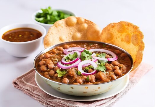 North Indian Delights: Indulge in the Irresistible Chole Bhature - Generative Ai