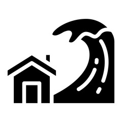 waves, tsunami, disaster tsunami vector
