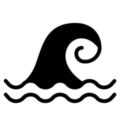 waves, tsunami, disaster tsunami vector