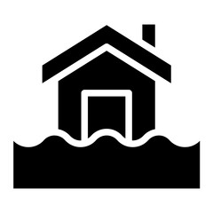 floods, houses submerged in floods, rainstorms