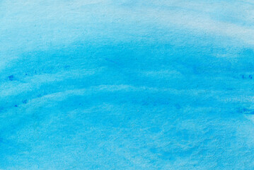 blue painted watercolor background texture - 612401357