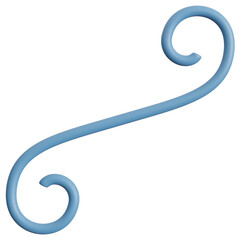 Fototapeta premium Line.3D render