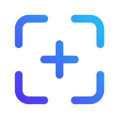 Obraz premium focus gradient icon