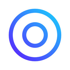 record gradient icon